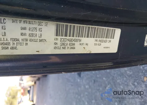 2013 Dodge Challenger Sxt Plus z USA, uszkodzony, nr VIN 2C3CDYAG8DH599764